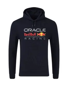 Red Bull Racing F1 Large Front Logo Hoodie - Navy/Blue/Gray