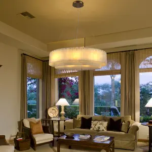 10-Light 31 in. Dimmable White Alabaster Chandelier, Double-Layer Oval Chandelier for Kitchen, Living room with G9 Bulb