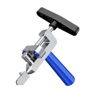 Professional Glass Cutter with Diamond Tip One Piece Tiles Cutting Tool Heavy Duty Handheld for Smooth Cutting