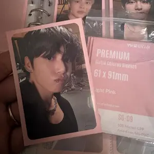 Meowcafe [61x91mm] Premium Colored Sleeves for Kpop Photocard Double Sleeving