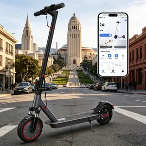 CSafe Adjustable Folding Electric Scooter for Adults & Kids | 16-22 Mph Speed | 8.5"/10"/14" Non-Slip Tires | 12-50 Miles Range | Dual Braking System | Dual Suspension | App Control | With Seat & Carry Bag