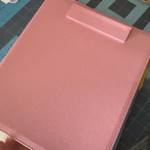 JoyCat 3 Ring Binder Clipboard with Storage, PU Magnetic Clipboards Folder(12.4"x10.2"), Refillable Lined Notepad(11"x8.5"), Ideal for Students,Nurses