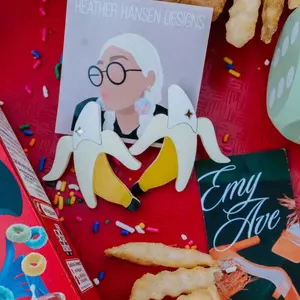 Peel Me Banana Earrings