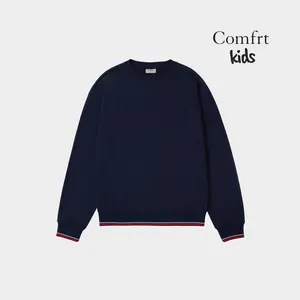 Comfrt | Laid Back Kids Halo Lightweight Crew | Crewneck Sweatshirt For Boys & Girls, Fleece Oversized Pullover Top