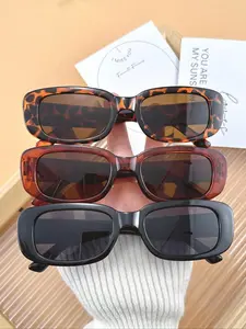 Women's Vintage Trendy Sunglasses, Retro Sunglasses for Everyday Use, Fashion Accessories for Outdoor Activities, Trendy Styling Sunglasses