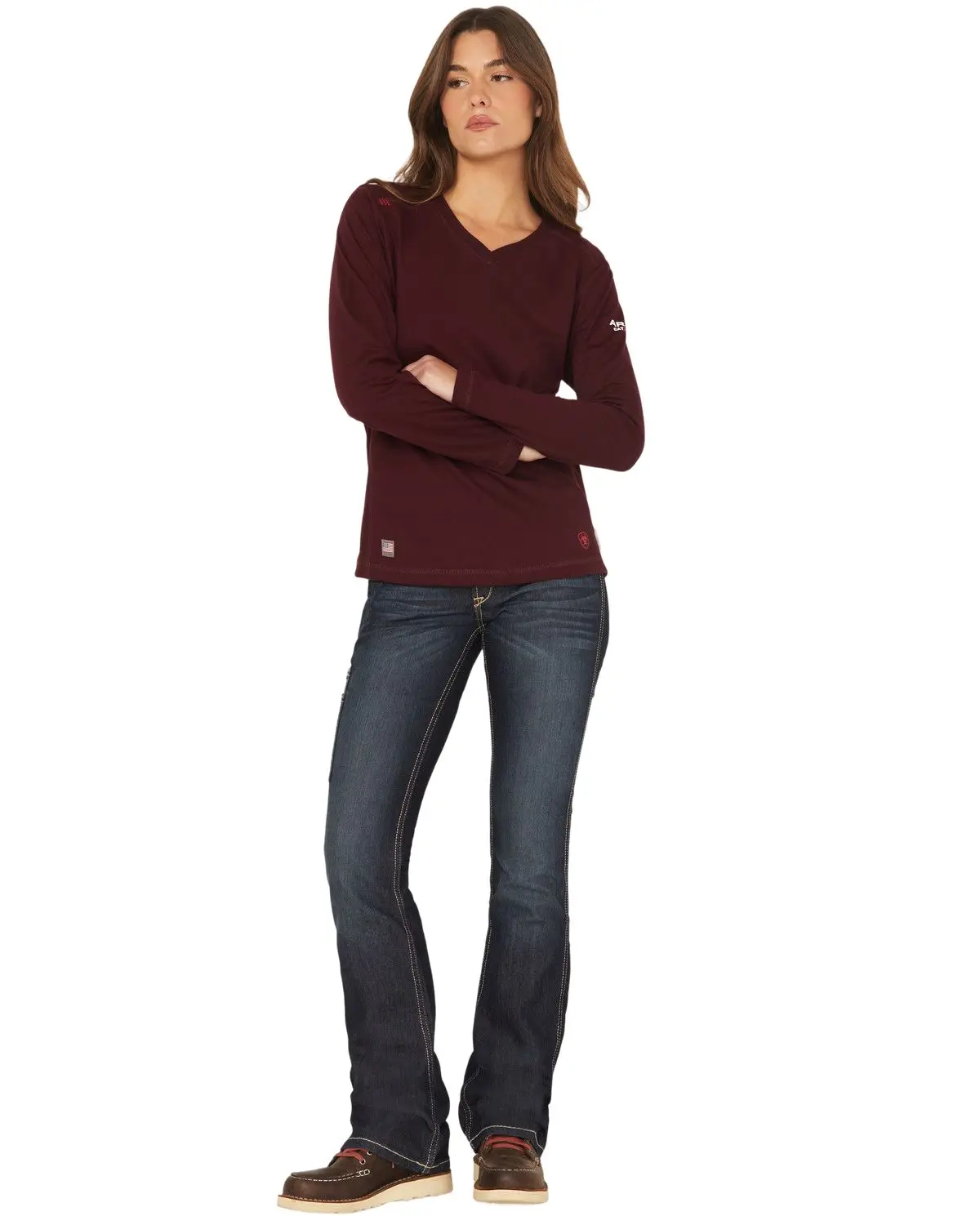 Ariat Women's Women'S Rebar Mid Rise Durastretch Riveter Work Bootcut Jeans - 10032462