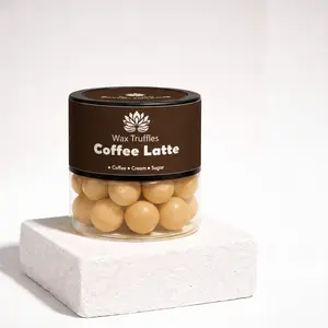 Coffee Latte Wax Truffles | Coffee Cream Sugar | 4 oz Hand Poured Wax Melts | Cozy Café Scented Wax Beads | Made to Order Home Fragrance Gift