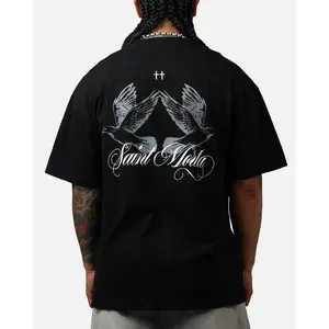 Saint Morta Dover Drop Shoulder T-Shirt Black