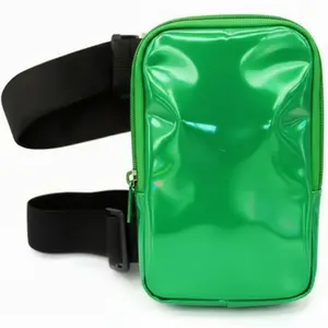 Green HoloGlam Carnival Thigh Bag
