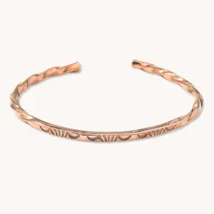Stamp Dancer: Bronze Sage Twist Stacker Bracelet