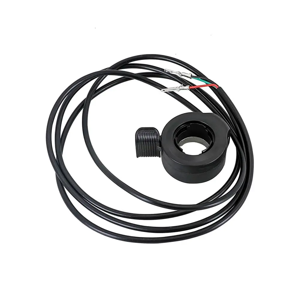 Universal 7/8 22mm Thumb Throttle 3 Wire Finger Dial Speed Control Handle Throttle for 24V 36V 48V E-Bike Electric Bike Bicycle Scooter Taotao Polaris (Both Works on Left and Right)