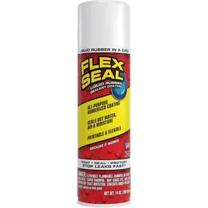 14 oz White Stop Leaks Instantly Waterproof Spray On Sealant Coating for Gutters Wood RV Campers Roof Repair Skylights Windows and More