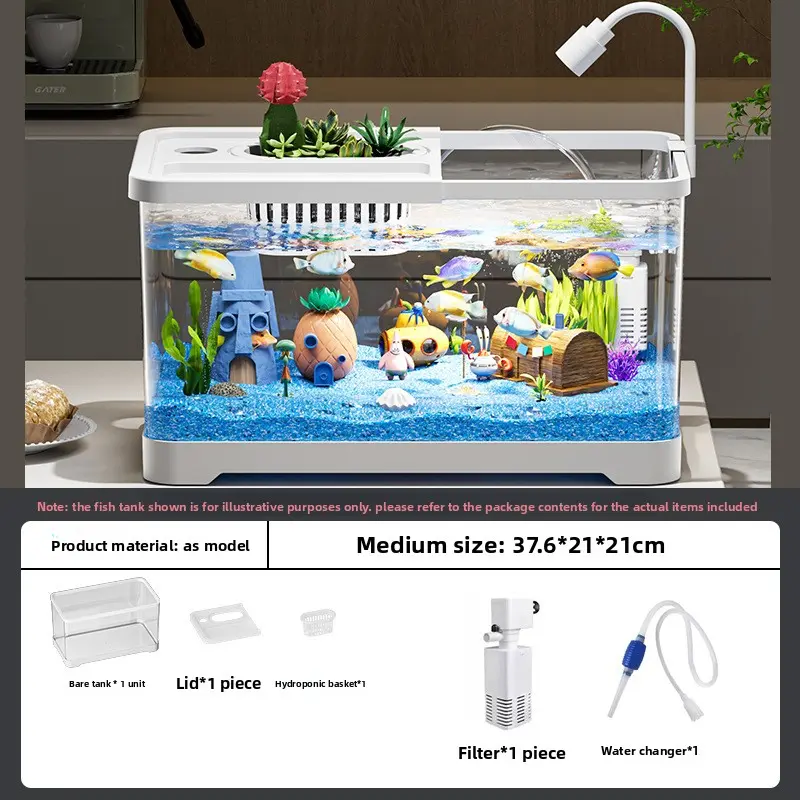 Medium-sized white with lid [basic filtration mode