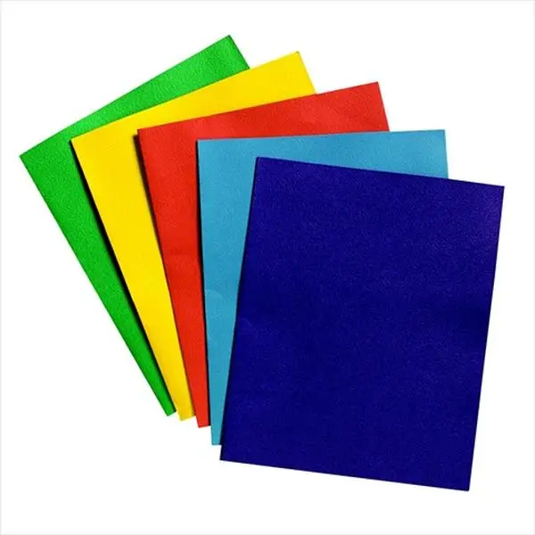 School Smart Heavy Duty Faux Leather Folder - 11 L x 8-1/2 W In, Edges Double Reinforced, 3-Sided Enclosed Pockets, White, 25-Pack (084896)