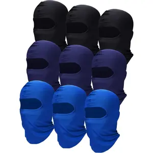 9PCS Balaclava Ski Face Mask, Full Face Cover Sun Protection Cooling Neck Gaiter Clothing Scarf Bandana, for Outdoor Sport