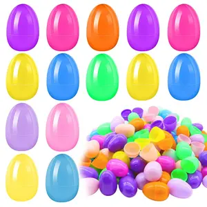10 Piece Filled Plastic Bright Eggs Bulk Classification, Perfect for Easter Egg Hunt/surprise Eggs, Ideal for Kids' Play and Decorations