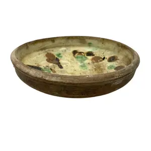 Antique Hungarian Folk Art Decorative Bowl