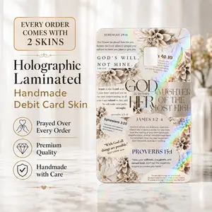 Christian Holographic Debit Card Skin