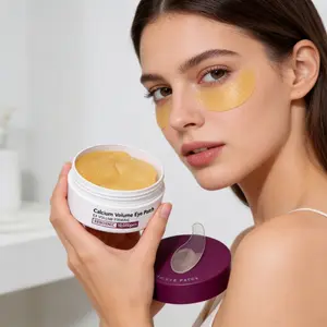 Korean Calcium Multi-Balm & Hydrogel Eye Patch Duo – Calcium Volume Eye Patch 60ea - Anti-aging, Drooping Eyelid,Under-Eye Firming | Non-Slip Patch | Elasticity  – Hydrating Collagen Eye Stick with Hydrolyzed Elastin for Fine Lines, Dullness & Puffy Eyes