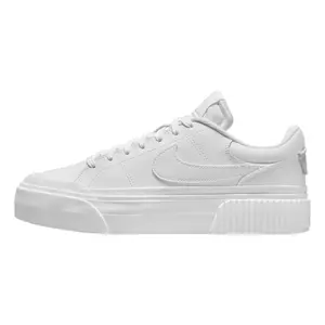Nike Women's Court Legacy Lift Sneakers, White/White-White, 9.5