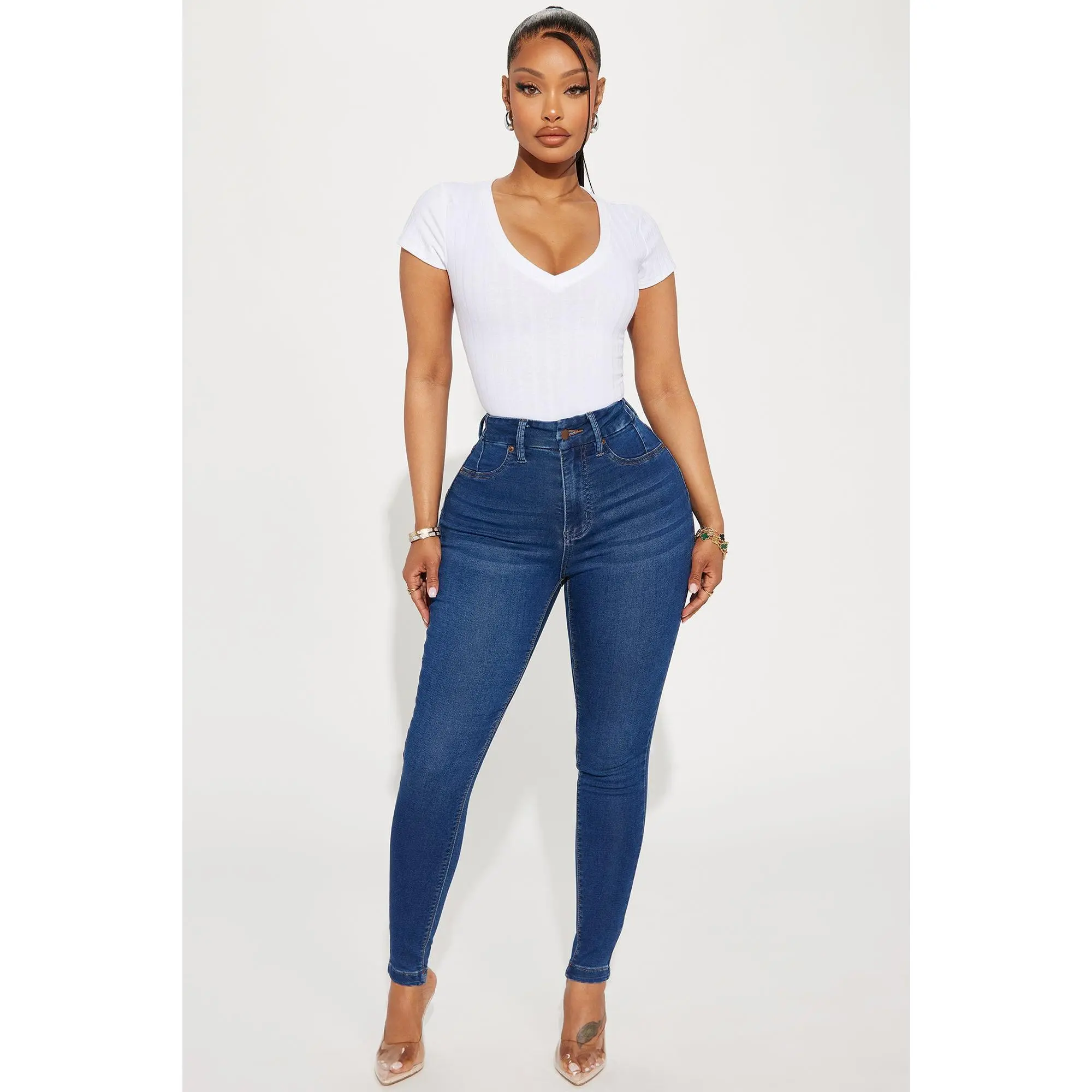 Can't Deny You Sculpting Skinny Jeans - Dark Wash