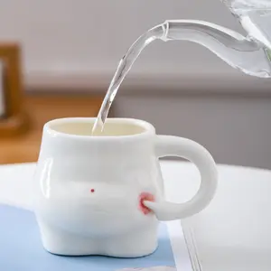 Cute Ceramic Mug, Style Water Cup, Coffee Cup Gift, Creative Design, Perfect for Daily Use, Unique Handheld Drinkware, Stylish Drinkware