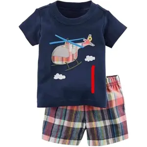 Bumeex Toddler Boy's Short Sleeve T-Shirt and Short Outfit Set 2-7T