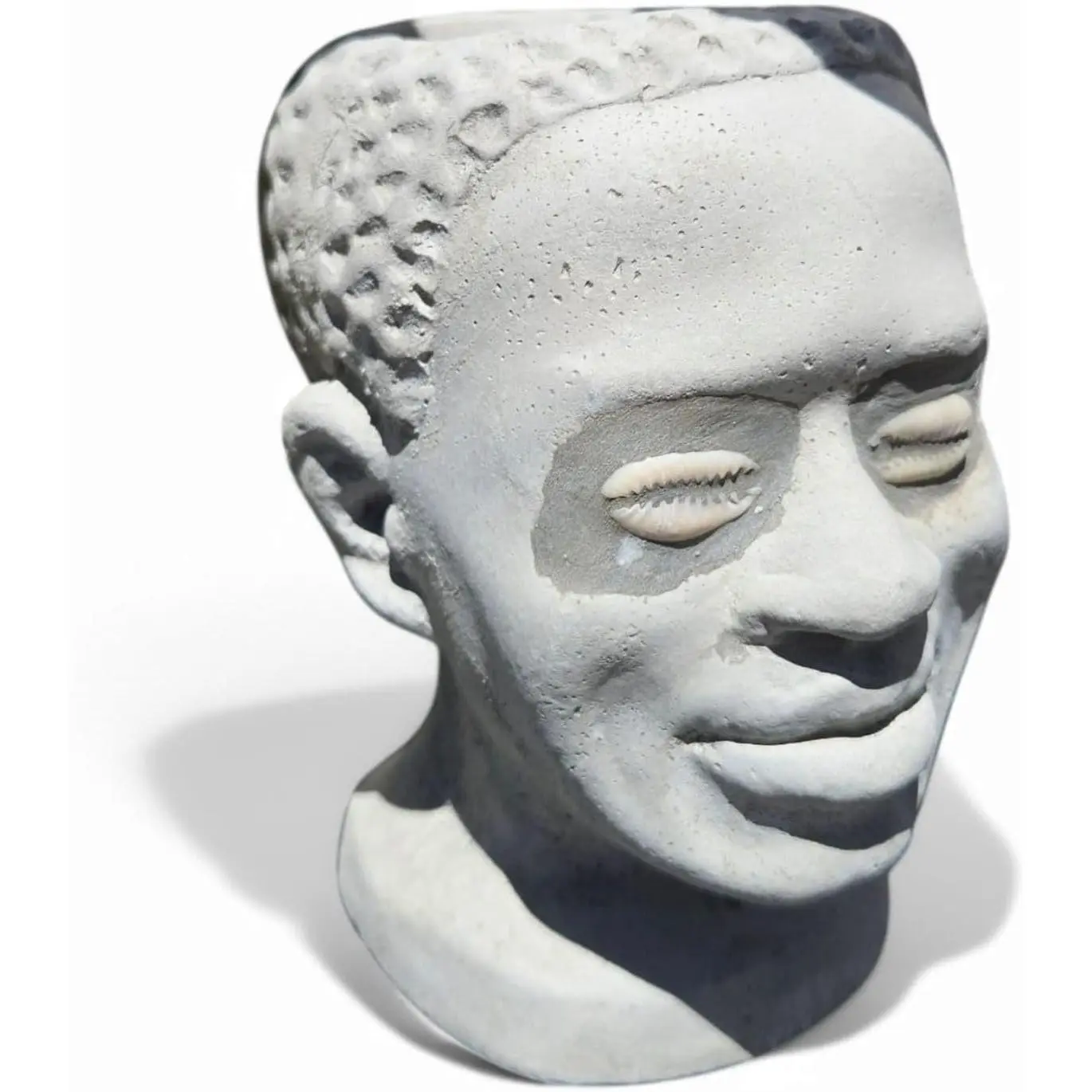 Elegua Eshu Concrete Head Statue, Santeria Ifa Religious Decoration, Home Decor Altar Decor