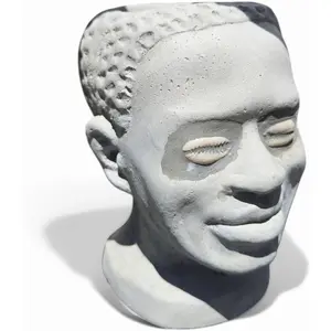 Cabeza de Elegua Eshu Cemento - Concrete Head, Santeria, Ifa Statue Religious