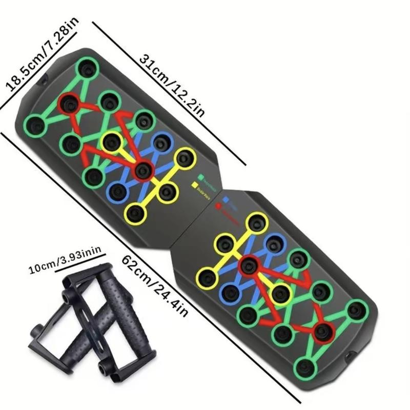 Push Up Board Fitness, Portable Foldable 28 in 1 Push Up Bar at Home Gym, Pushup Handles for Floor,Professional Strength Training Equipment For Man and Women