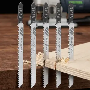 Ultra-Thin Jigsaw Blade Kit: 100mm Precision Saw Blades for Wood & Metal Cutting, Compatible with HCS T101B T101D T144D, Durable & Sharp for DIY and Professional Home Renovation Projects.