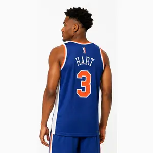 Hart #3 Finals New York Basketball Fan Mesh Tank Top, Streetwear Sports Jersey