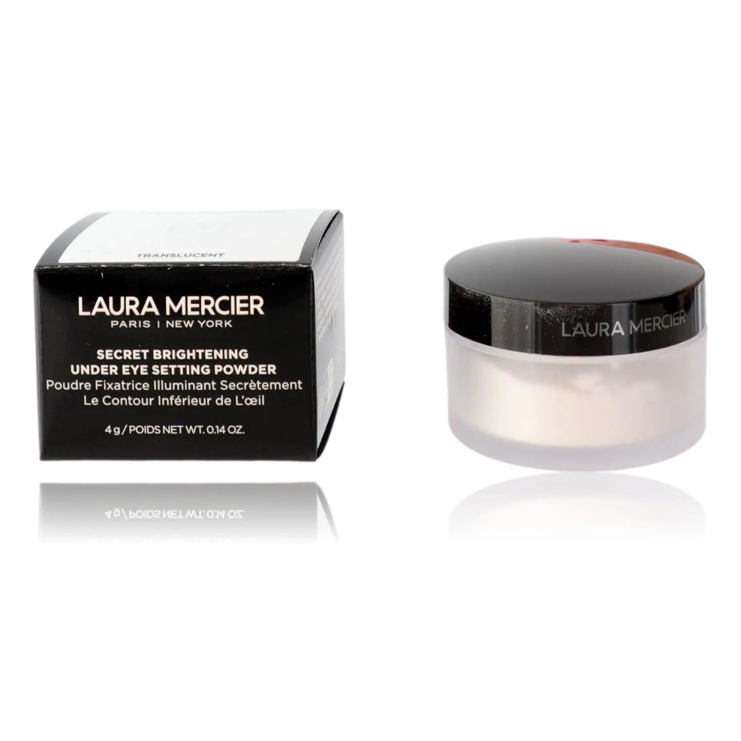 Lightweight Brightening Setting Powder for Under Eyes, Translucent Finishing Makeup to Set Concealer for an Eye-Awakening Effect, 0.14 oz, Cosmetic, Brightens Eyes