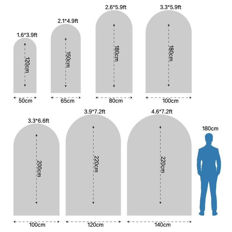 2D Line Arch Backdrop Cover for Wedding Babyshower Bridal Shower Birthday Party Decoration Photography Studio Background