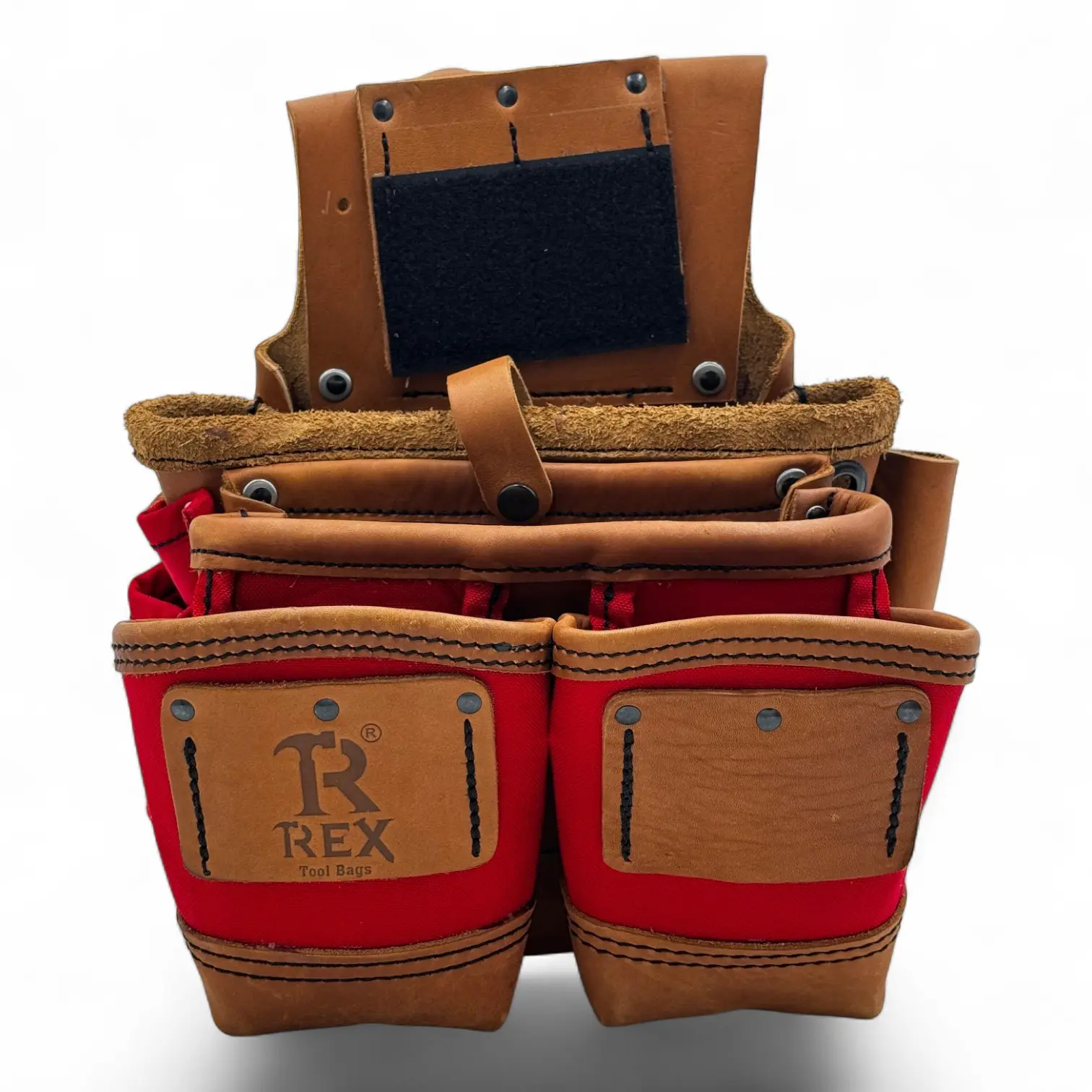 Rex Tool Bags Leather Fastener Pouches GEN. CARP. (6 Bags)