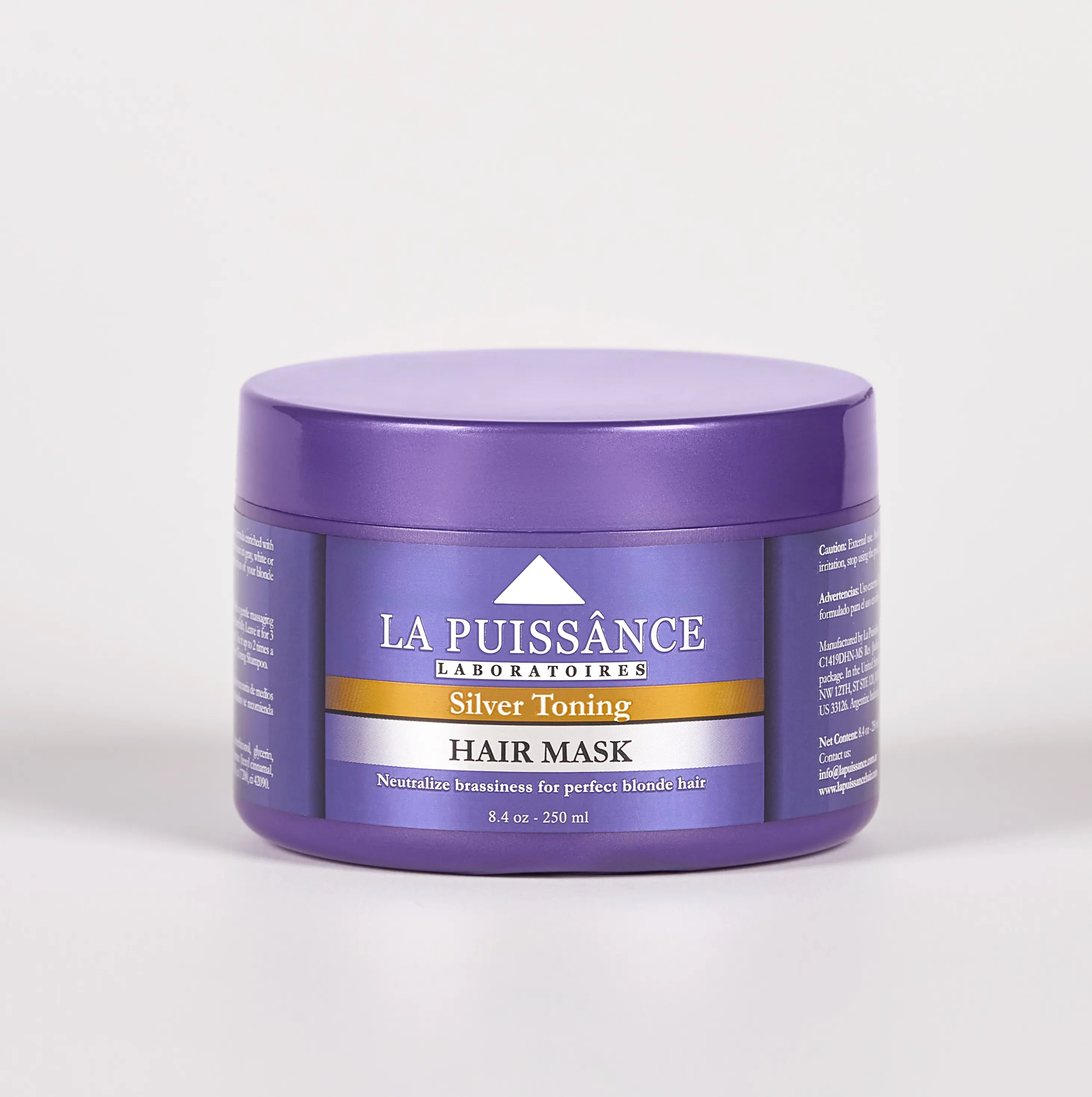 La Puissânce Silver Toning Hair Mask for Blonde Gray & White Hair