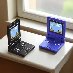 1:6 Mini Retro Gaming Console – Unique Dollhouse Accessory & Display Piece, Perfect for Collectors, Mini Scenes & Holiday Gifts