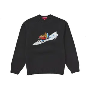 Supreme Snowmobile Sweater Black (men) by StockX