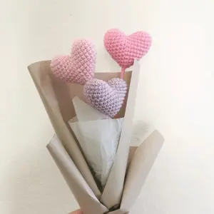 Valentine' s day gift+crochet flower,crochet flower+crochet bouquet+handmade flower+forever flower+birthday gift+creative gift+christmas Gift+ Housewarming Present+graduation gift+ Marriage Proposal Gift+ Gift for Friends and Family