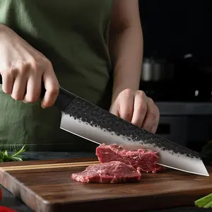 Hand - forged Professional Kitchen & Outdoor Knife Set, Stainless Steel Chef's Knife, Butcher Knife, Fish Knife, Super Sharp Kitchen , Ideal Gift