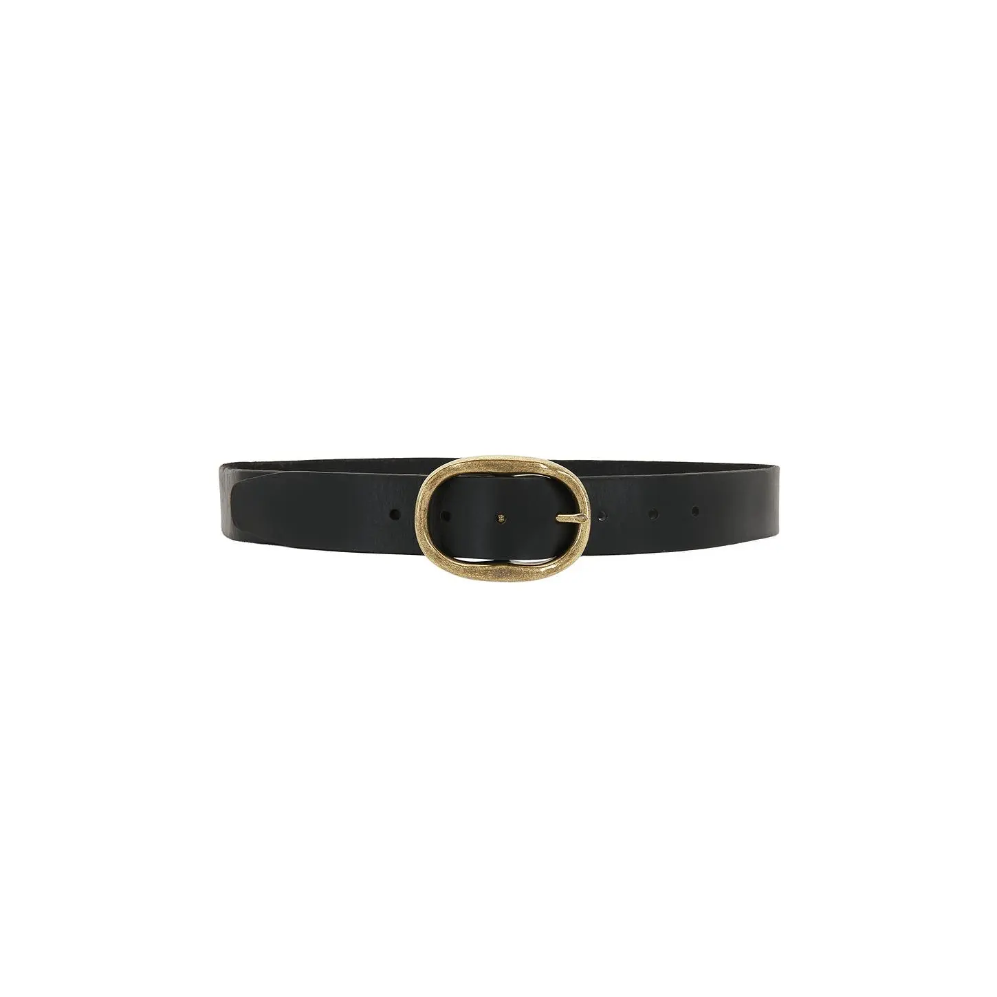 Madewell Oval Buckle Belt in True Black Madewell Oval Buckle Belt in True Black
