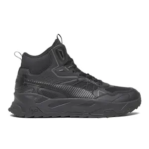 PUMA Mens Trinity Mid Hybrid Lace Up Sneakers Shoes Casual - Black