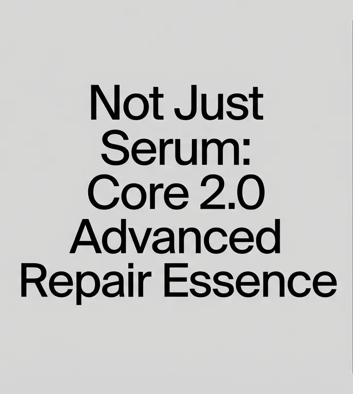 Not Just Serum: Core 2.0 Advanced Repair Essence