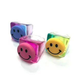 SMILEY RING ASSORTED COLORS