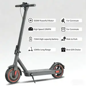 US Foldable Electric Scooter, 19MPH Max Speed, 350W Powerful Motor, 8.5inch Solid Tires, Speed Adjustable, Dual Braking System & App Control, Foldable Commuter Scooter for Campus tiktokshopspringglowup
