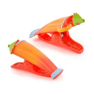 BOCA CLIP COCKTAIL - Beach Towel Clips for Beach Chairs, Patio and Pool Accessories