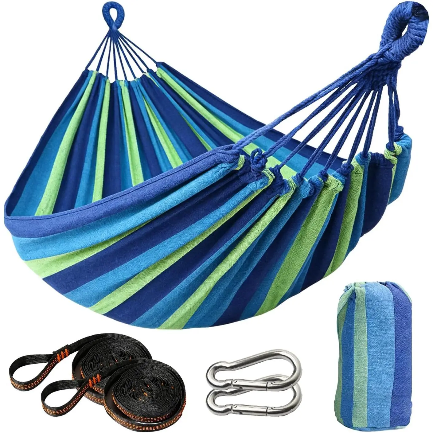 Outdoor Amacas Garden Camping Hammock,Hammock Portable with Carrying Bag for Patio Yard Garden Backyard Porch Travel