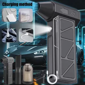 Portable handheld turbo violent fan, wireless rechargeable air blower, compressed air dust cleaner, computer keyboard, car and home universal hair dryer