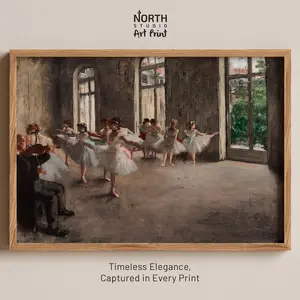 Wall Art, Edgar Degas Ballet Rehearsal Poster, Impressionist, Home Deco, Colorful Print, Art Prints, Room Decor, Unframed | 5 size, 8x12 to 27x40 inch