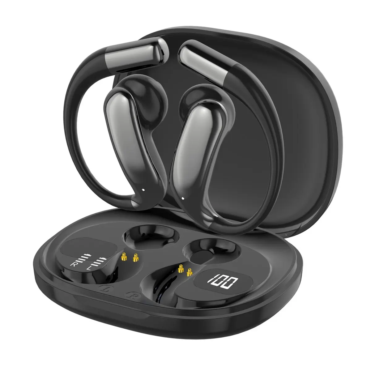 AI Translator Earbuds Real Time Translation Headphones 133 Languages Translator Earbud Mic Handsfree Call Music Headphone In Ear Earbuds Multifunctional Earbuds